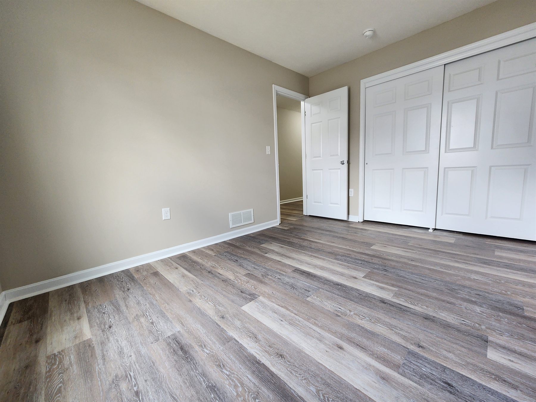 Finished living room after K4 completed a full property turnover renovation