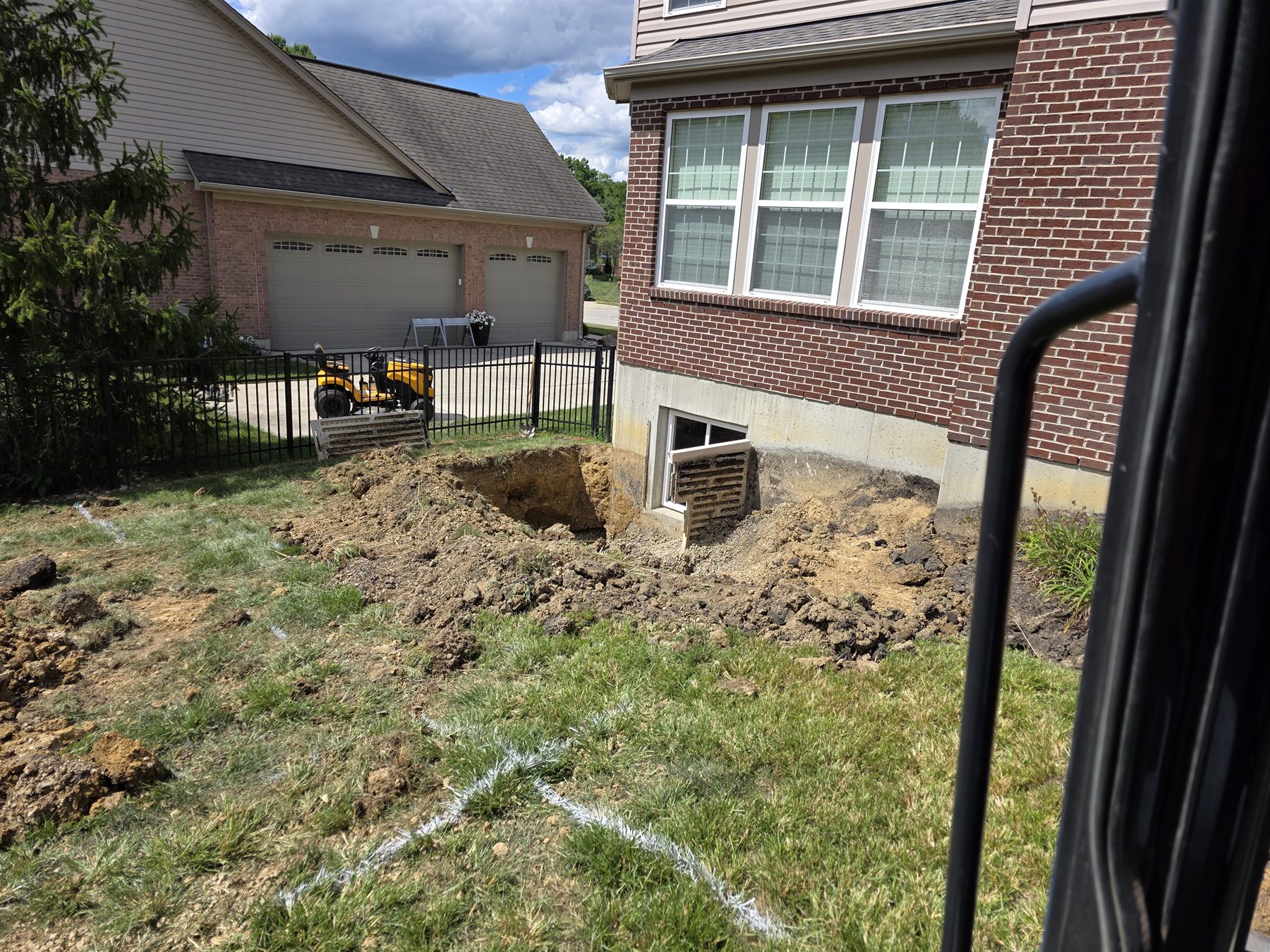 K4 basement walkout construction photo 2 of 33
